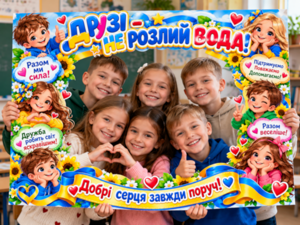 Фоторамка «Друзі – не розлий вода!»