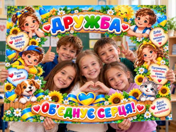 Фоторамка «Дружба об’єднує серця»
